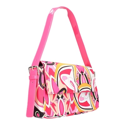Front view of #10522 PINK/RED/PURPLE/BLACK MULTI