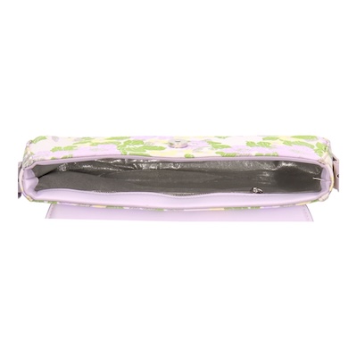 Top view of #10524 LILAC/GREEN/YELLOW FLORAL