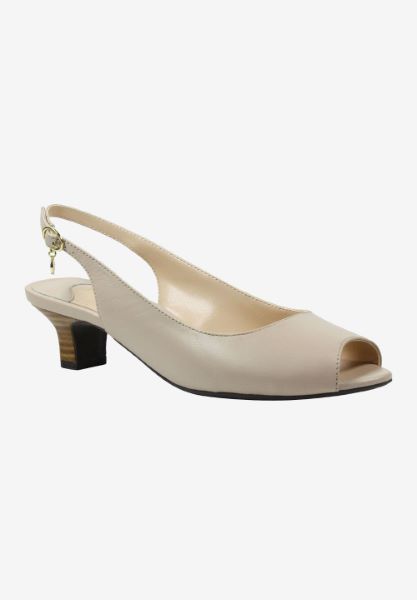 Front view of Aldene Nude Kidskin