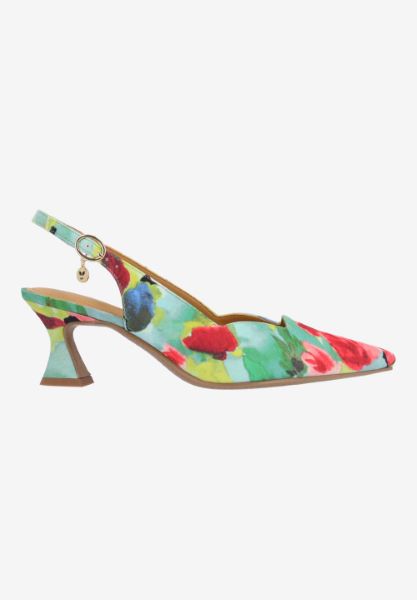Right side view of Anara GREEN/PINK/BLACK MULTI