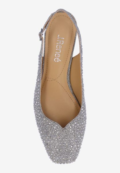 Top view of Baline PEWTER DANCE GLITTER/STONES