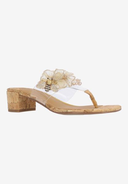 Front view of Beeutiful CLEAR/NATURAL/GOLD CORK