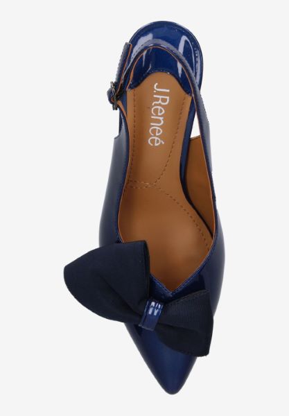 Top view of Devika NAVY PATENT