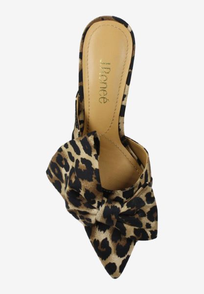 Top view of Elonna Brown Black Animal Print