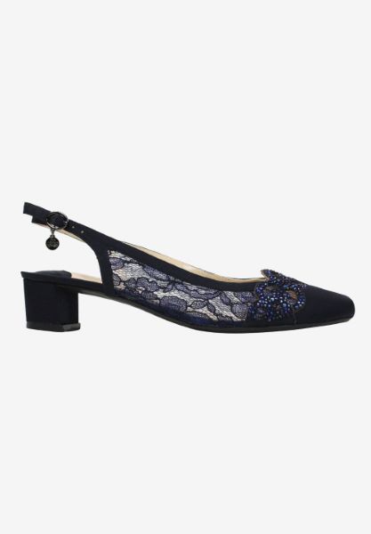 Right side view of Faleece Navy
