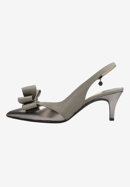 Left side view of Gabino Pewter Powder Metallic