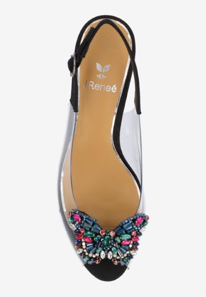 Top view of Gloriana CLEAR/BLACK/BRIGHT MULTI