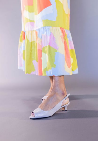 Lifestyle image of Jenvey Silver Satin