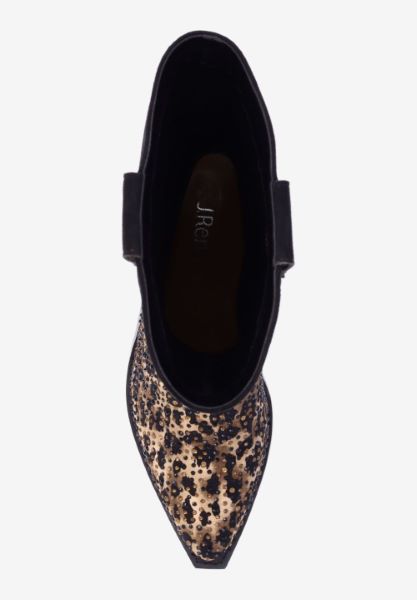 Top view of Laylani BROWN/BLACK ANIMAL PRINT/STONE