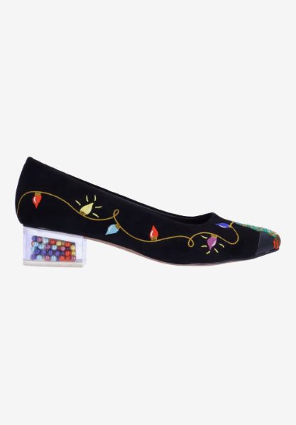 Right side view of Noelsteps BLACK SUEDE