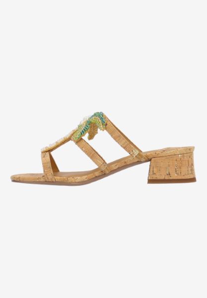 Left side view of Palmeto NATURAL/GOLD CORK