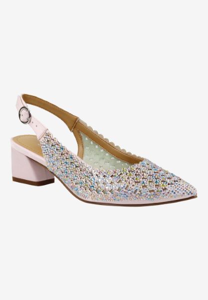 Front view of Pranil PINK PASTEL MULTI SATIN