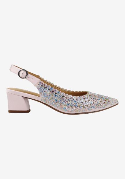 Right side view of Pranil PINK PASTEL MULTI SATIN