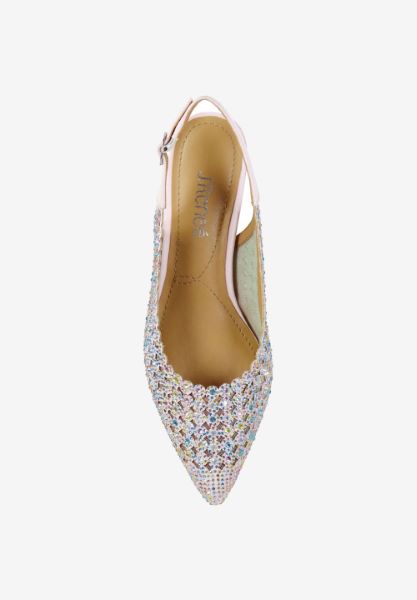 Top view of Pranil PINK PASTEL MULTI SATIN