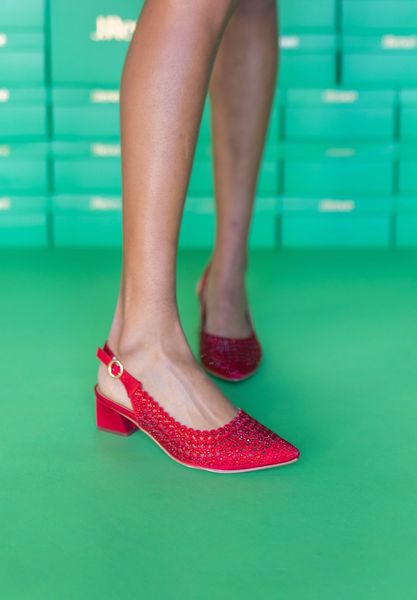 Lifestyle image of Pranil RED SATIN
