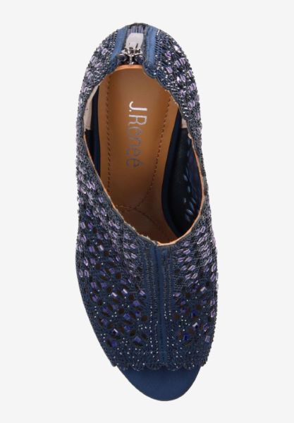 Top view of Radita NAVY SATIN