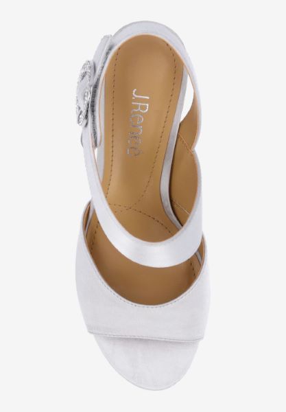 Top view of Safira STEEL GRAY SATIN