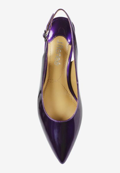 Top view of Shayanne PURPLE PATENT