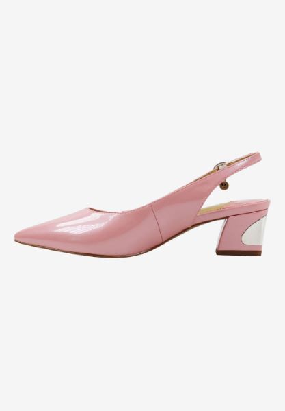 Left side view of Shayanne SOFT PINK PATENT