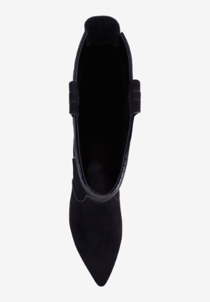 Top view of Siera BLACK SUEDE
