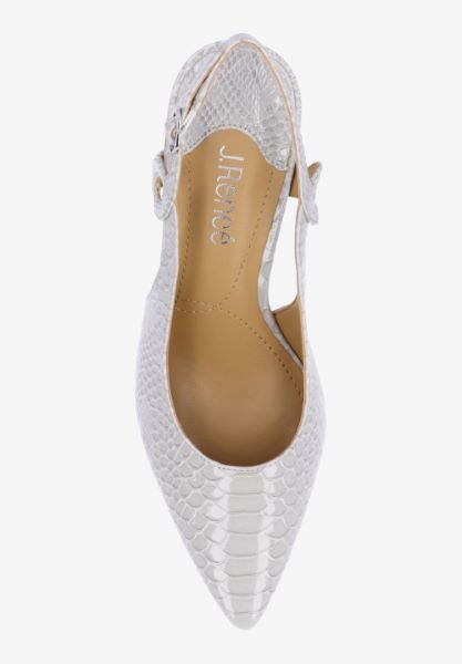 Top view of Tindra LT. GRAY SNAKE EMBOSSED
