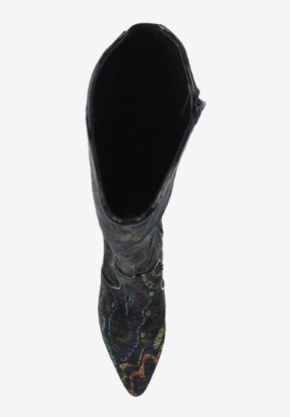 Top view of Valoria Black Bright Multi