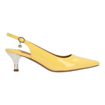 Right side view of Ferryanne SOFT YELLOW PATENT
