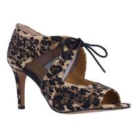 Front view of Kiandra BROWN/BLACK ANIMAL PRINT