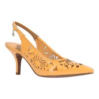 Front view of Vanani TANGERINE PATENT/MESH