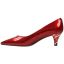 Left side view of Asilah Red Patent