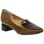 Front view of Ballanca Brown Suede
