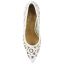 Top view of Jameena WHITE PEARL PATENT