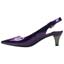 Left side view of Mayetta Purple Pearlized Patent