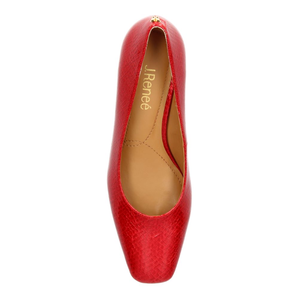 J renee deals red pumps